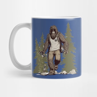 Dope Sasquatch in Nature Mug